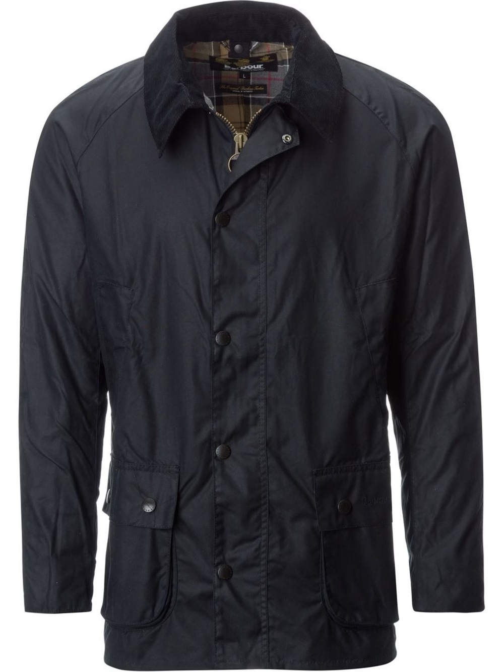 Barbour Black Ashby Waxed Mens Jacket